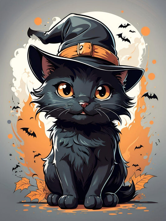 Halloween Cat | Diamond Painting