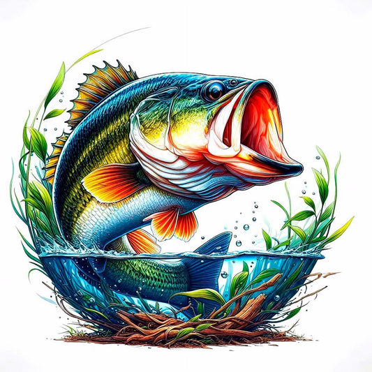 Bass Fish | Diamond Painting
