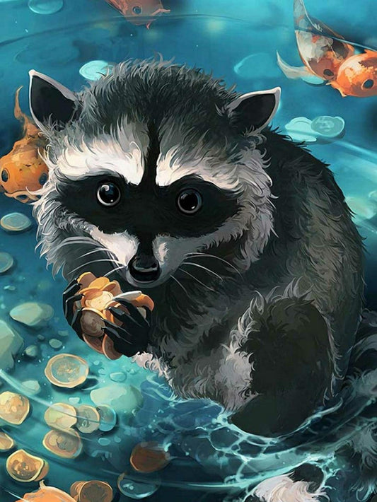 Raccoon | Diamond Painting