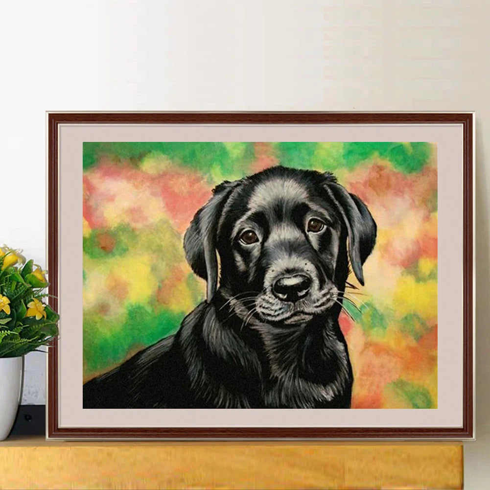 Black Dog | Diamond Painting