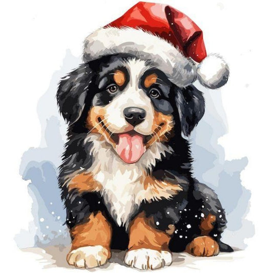 Christmas Dog | Diamond Painting