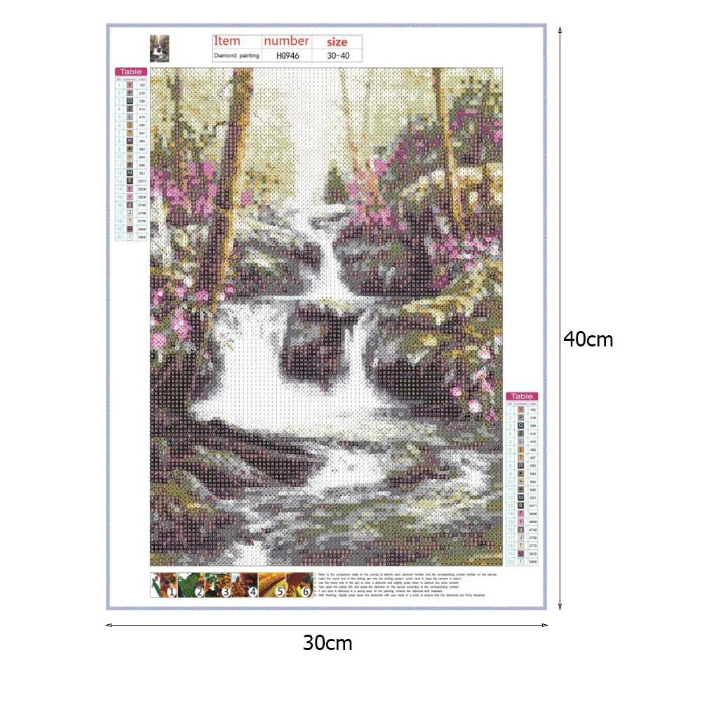 Forest Stream | Diamond Painting