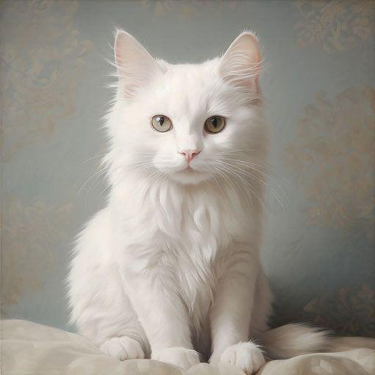 White Cat | Diamond Painting