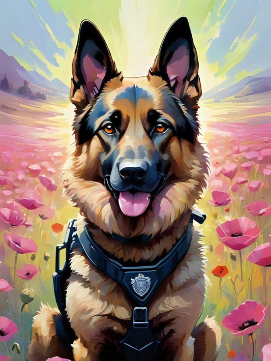 Dog German Shepherd | Diamond Painting