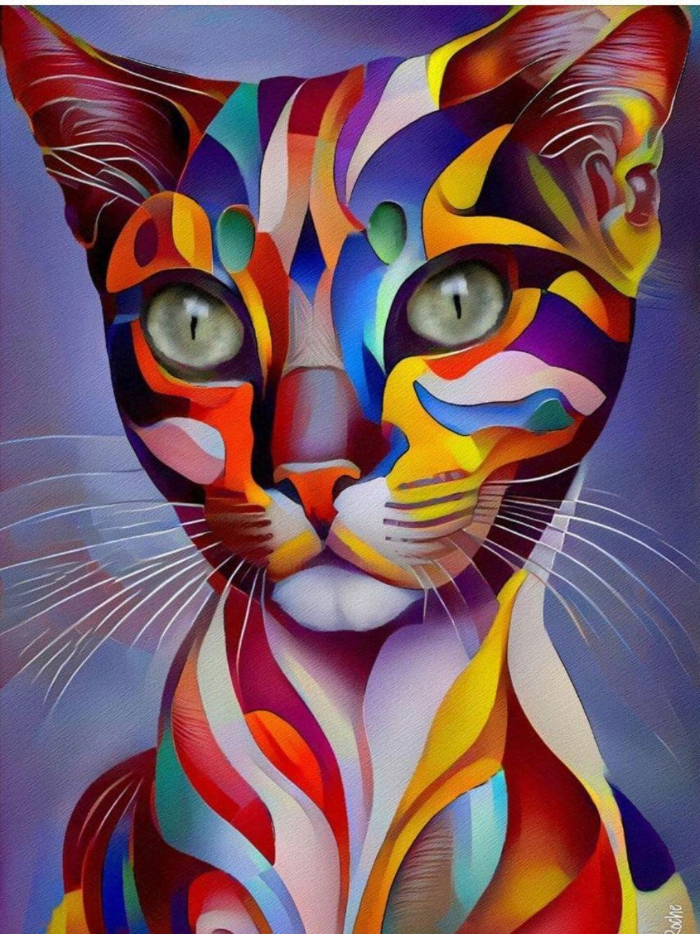 Colorful Cat | Diamond Painting