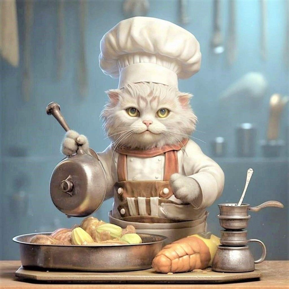 Cats in the Kitchen | Diamond Painting