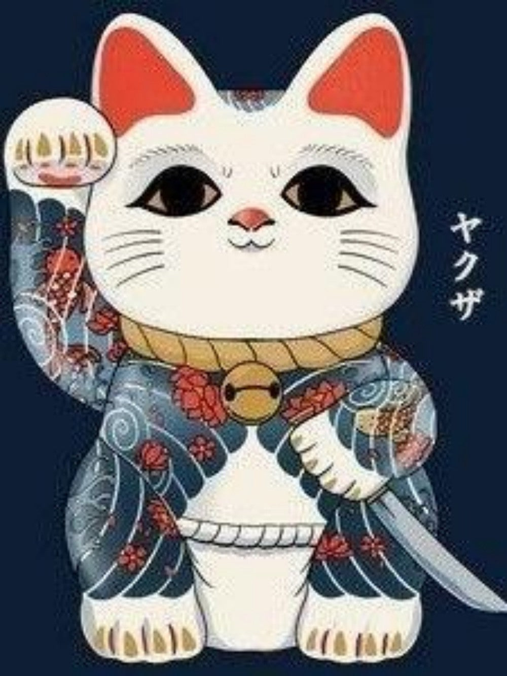 Bell Lucky Cat | Diamond Painting