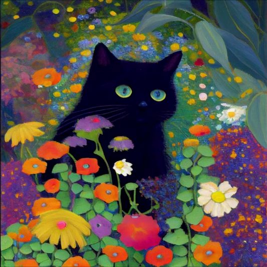 Midnight Cat | Diamond Painting