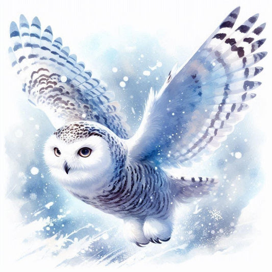 Snowy owl (White Owl) | Diamond Painting