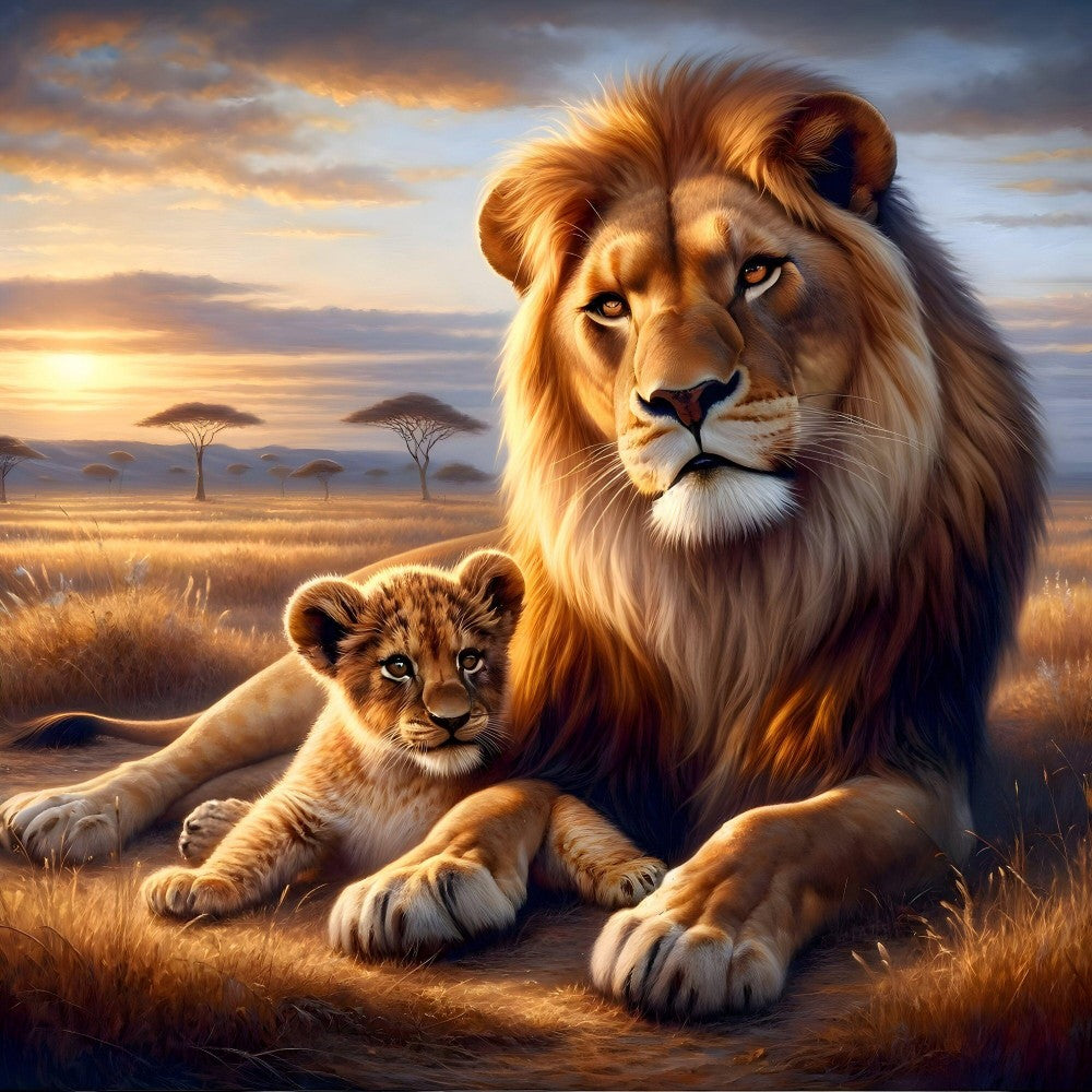 Lion | Diamond Painting