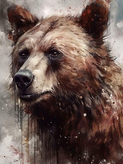 Brown Bear | Diamond Painting