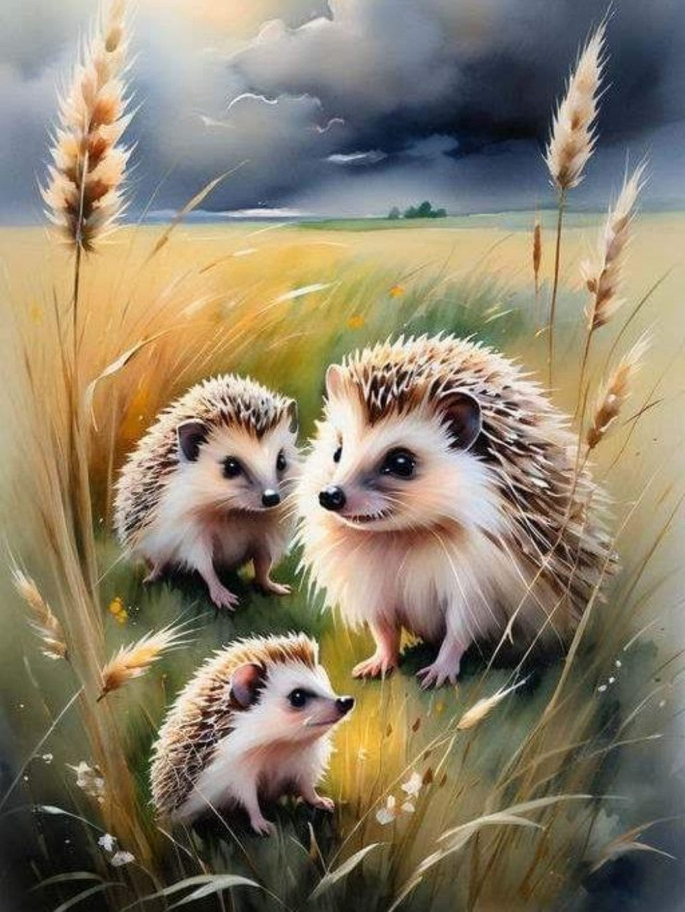 Hedgehog | Diamond Painting