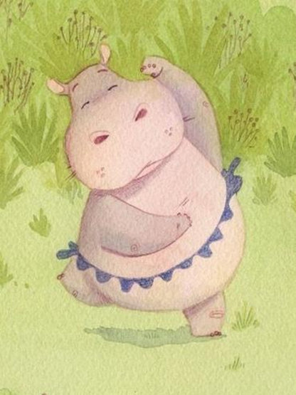 Hippo | Diamond Painting