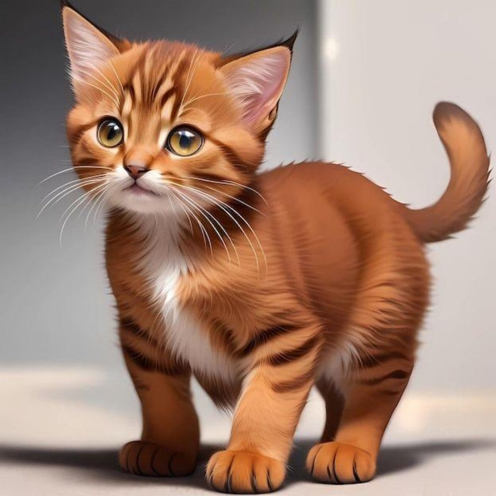 Abyssinian Cat | Diamond Painting