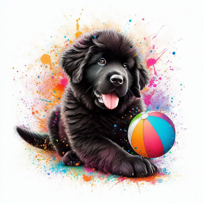 Newfoundland Dog | Diamond Painting
