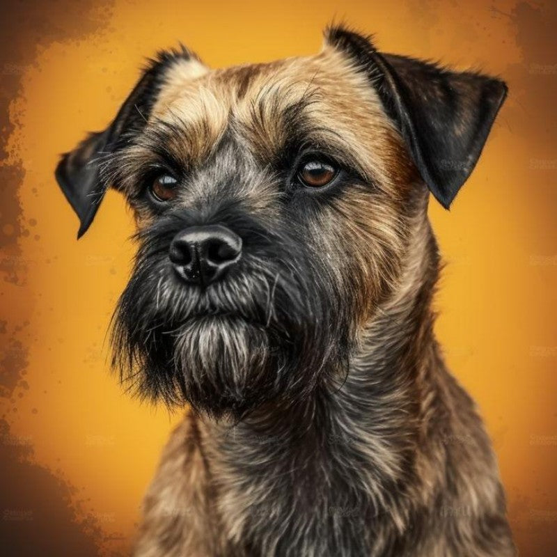 Dog Border Terrier | Diamond Painting