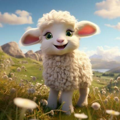 Sheep | Diamond Painting