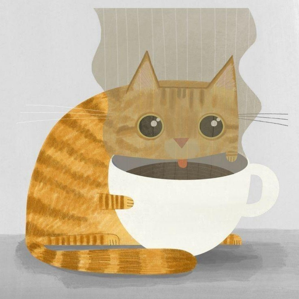 Cat Cafe Coffee | Diamond Painting