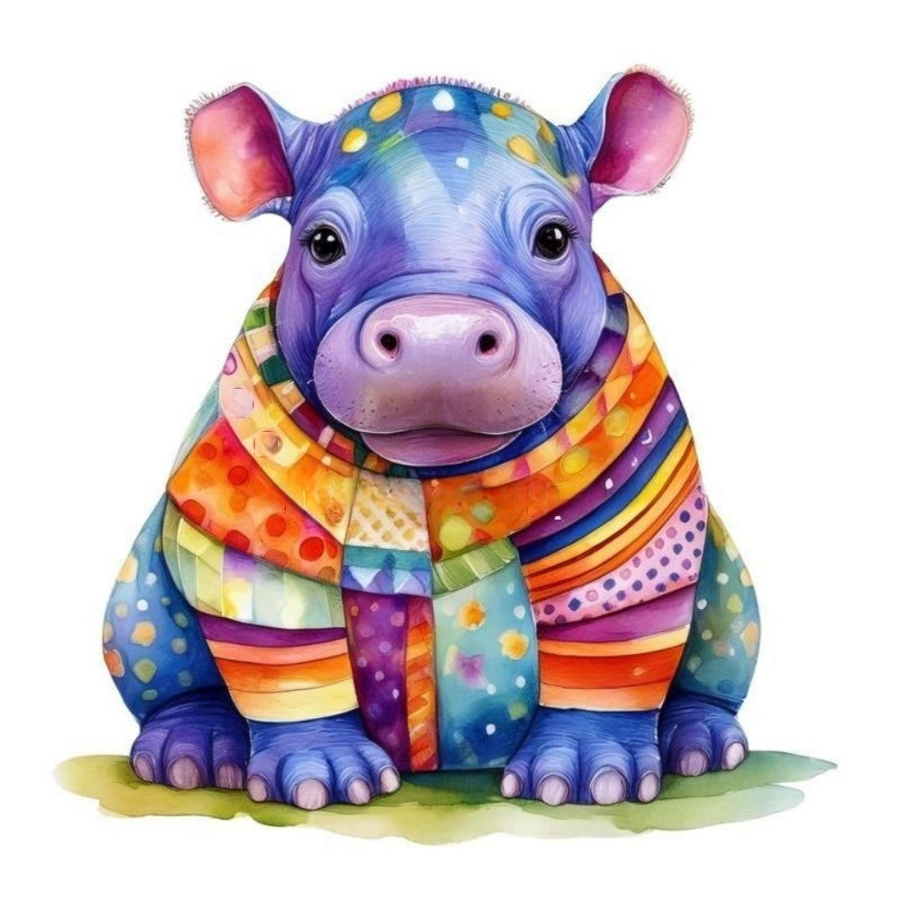 Hippo | Diamond Painting