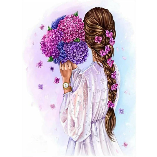 Beautiful Girl | Cross Stitch Embroidery