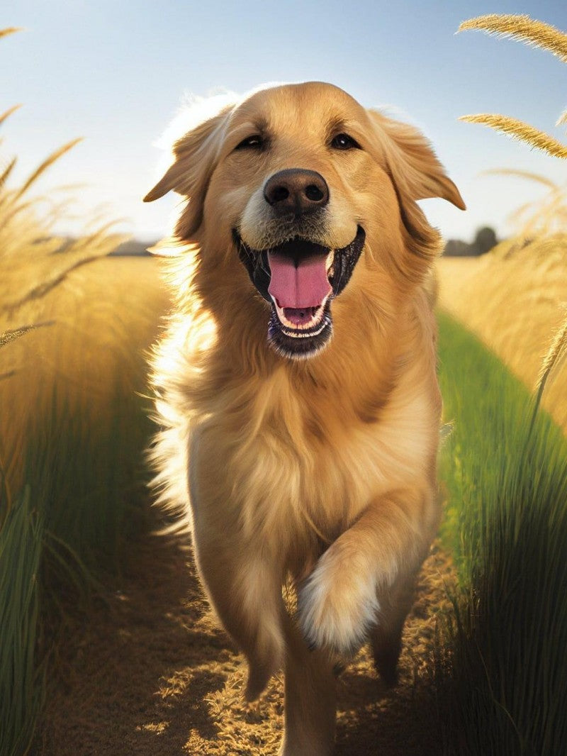 Golden Retriever Dog | Diamond Painting