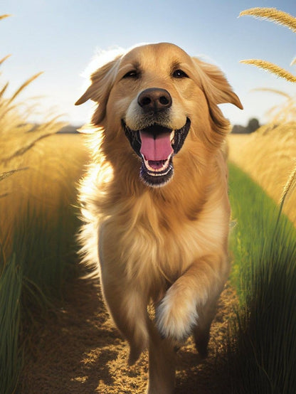 Golden Retriever Dog | Diamond Painting