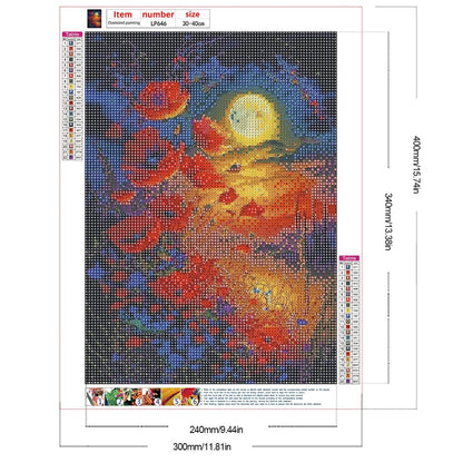 Night Moon Flower | Diamond Painting