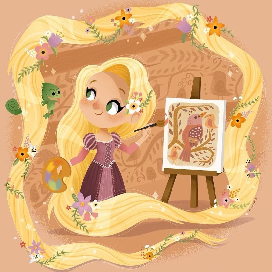 Cute Princess | Diamond Painting