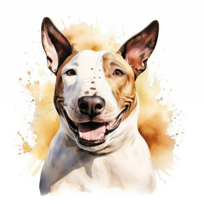 English Bull Terrier Dog | Diamond Painting