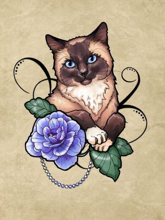 Siamese Cat | Diamond Painting