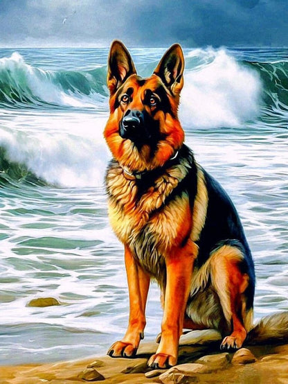 Dog German Shepherd | Diamond Painting