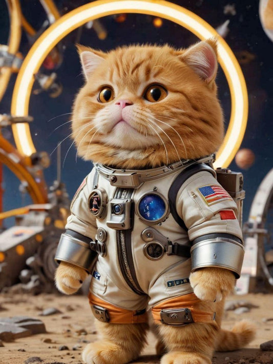 Cats in Space | Diamond Painting