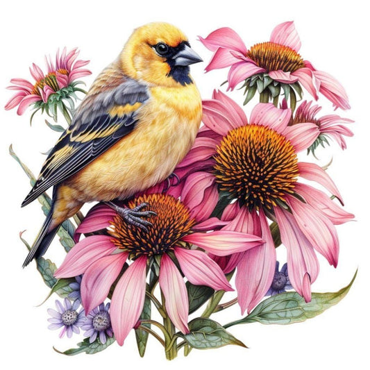 Birds and Flowers | Diamond Painting