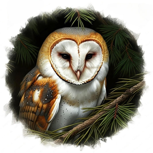 Barn Owl | Diamond Painting