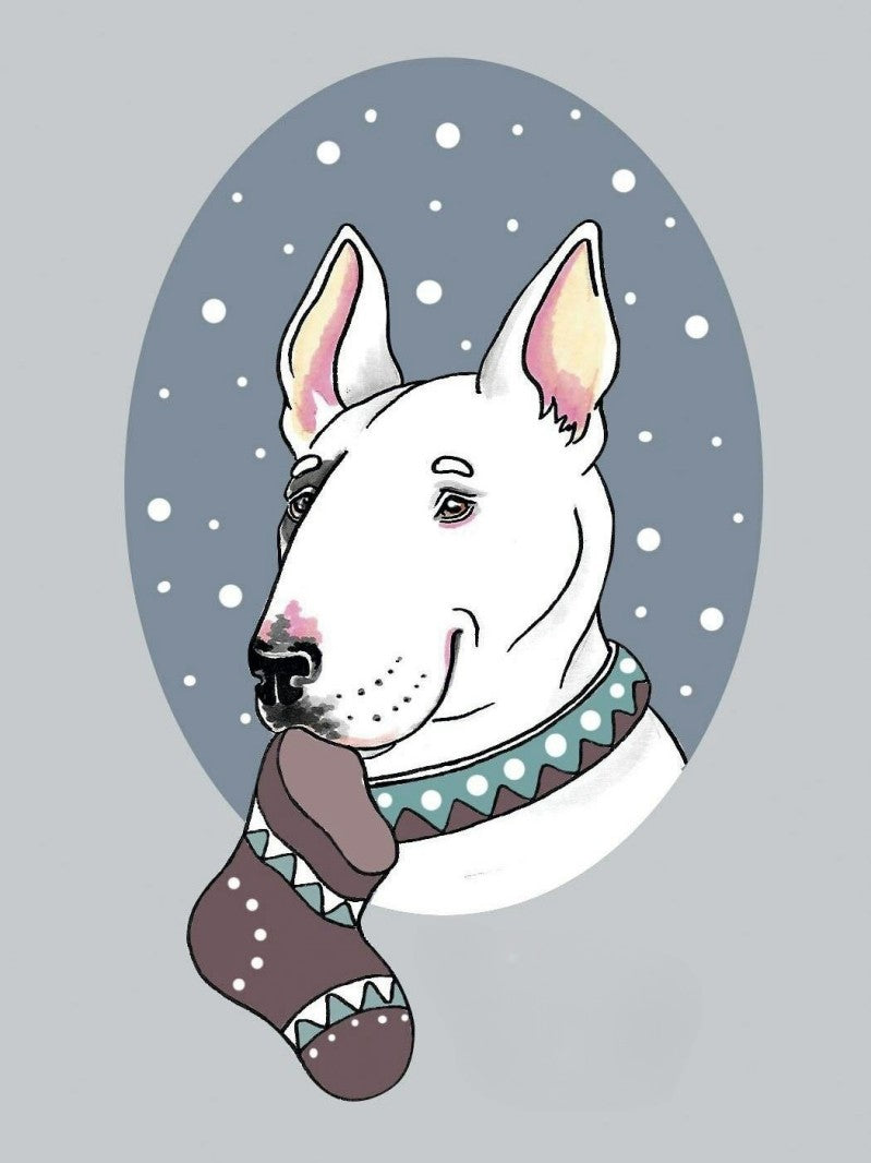 English Bull Terrier Dog | Diamond Painting