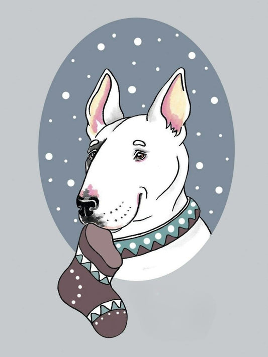 English Bull Terrier Dog | Diamond Painting