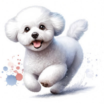 Dog Bichon Frise | Diamond Painting