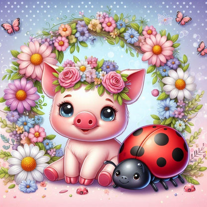 Pig | Diamond Painting