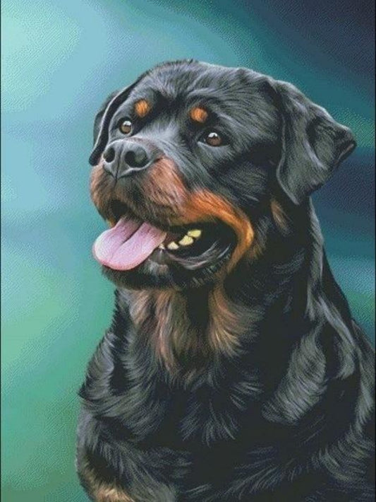 Rottweiler Dog | Diamond Painting