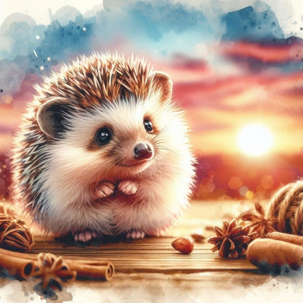 Hedgehog | Diamond Painting