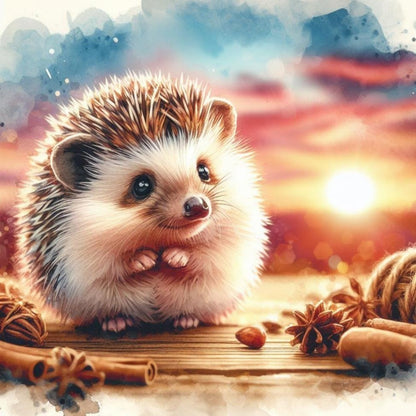 Hedgehog | Diamond Painting