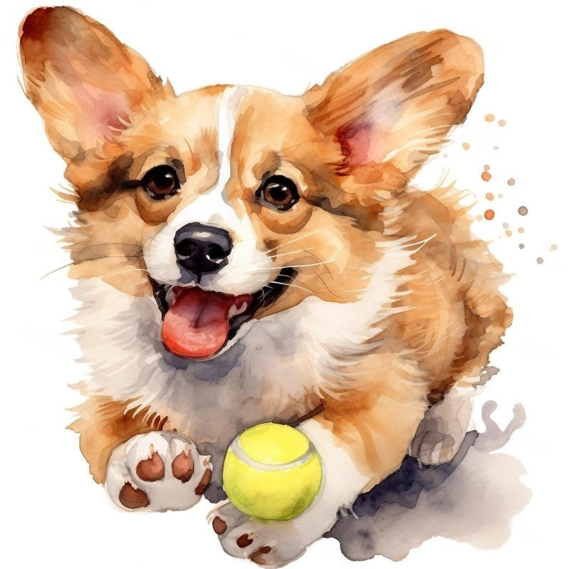 Corgi Dog | Diamond Painting