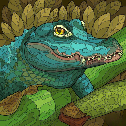 Alligator | Diamond Painting