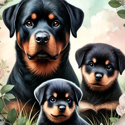 Rottweiler Dog | Diamond Painting