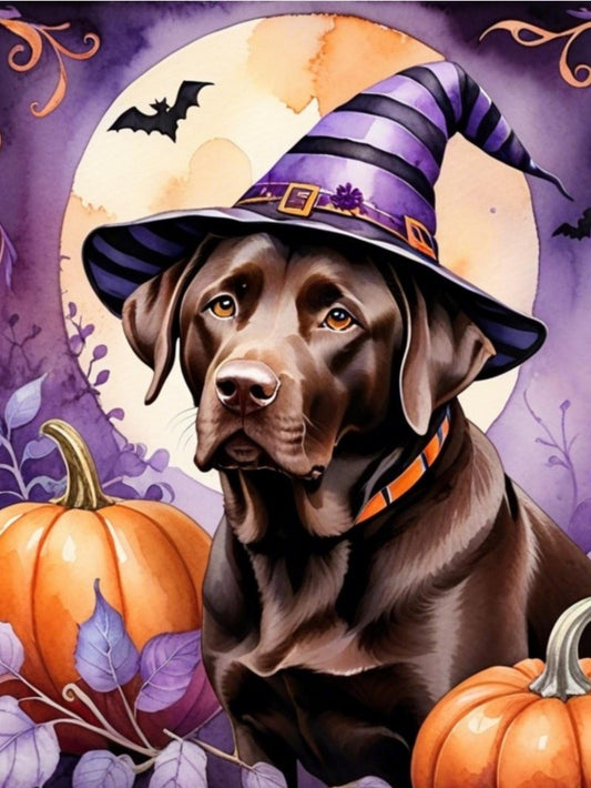 Chocolate Labrador Dog | Diamond Painting