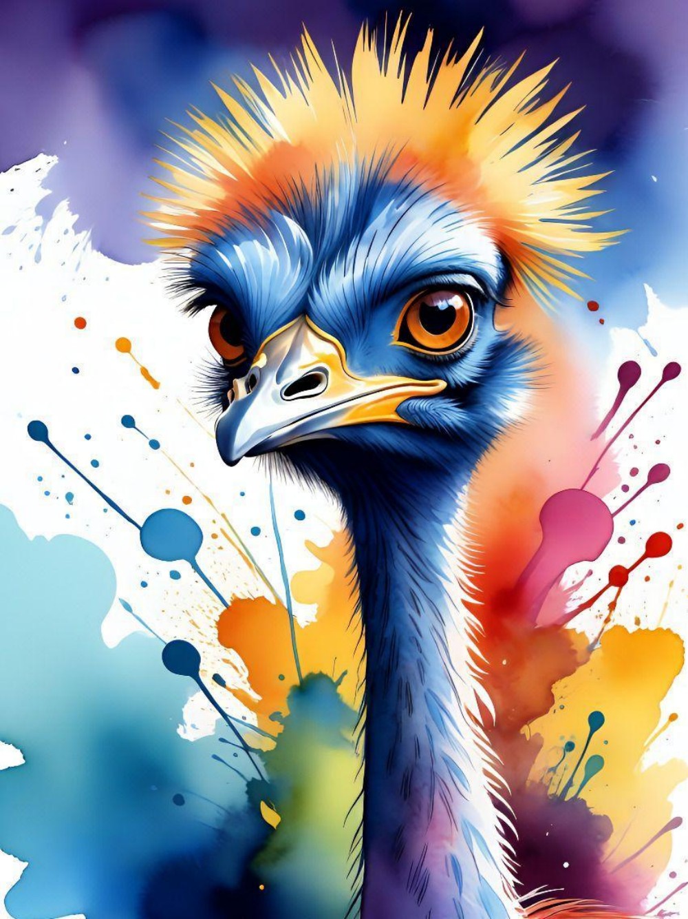 Ostrich | Diamond Painting