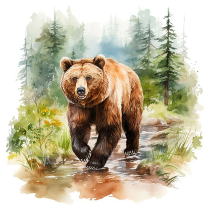 Brown Bear | Diamond Painting