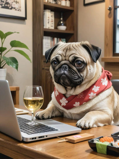 Dog Pug | Diamond Painting