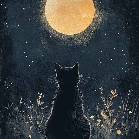 Midnight Cat | Diamond Painting