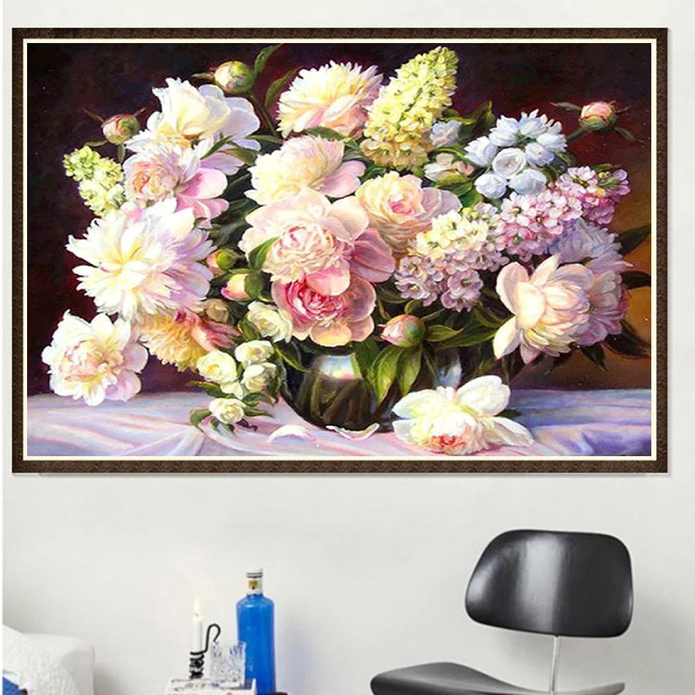 Flower On The Table | Diamond Painting